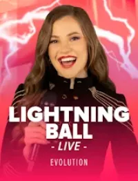 lightning ball slot logo